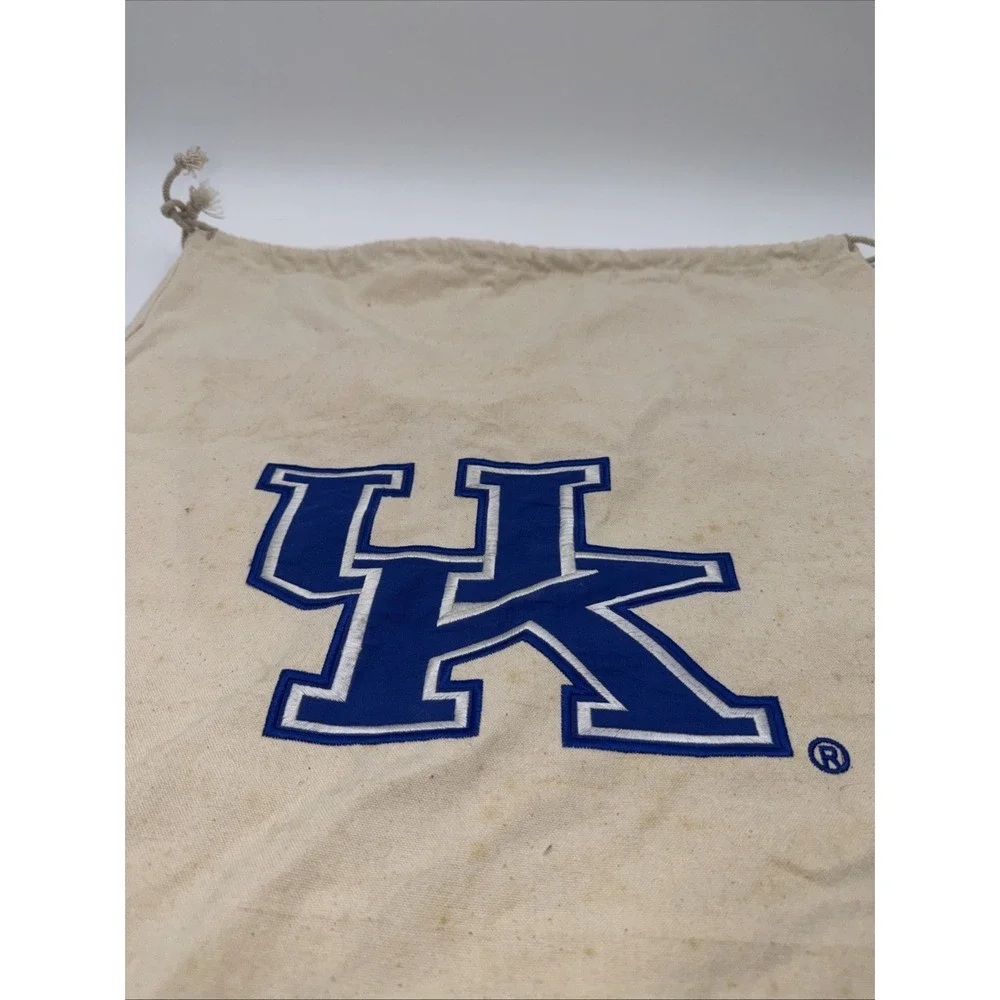 Vintage Cotton Canvas University Of Kentucky Wildcats Laundry Bag 26x21